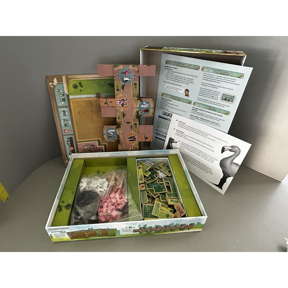 New York Zoo Board Game Compete Strategy Game Capstone Games Uwe Rosenberg